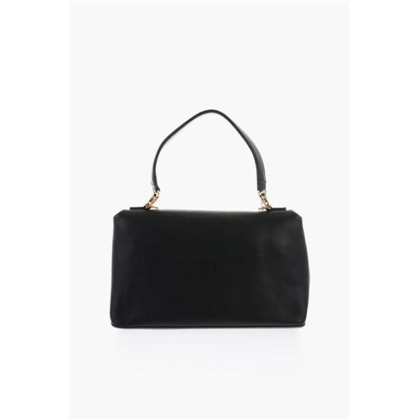 Moschino LOVE Faux Leather Handle Bag with Removable Shoulder Strap - Image 2