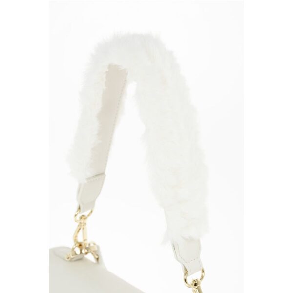 Moschino LOVE Faux Leather Bag with Front Monogram and Turn Lock Clos - Image 5