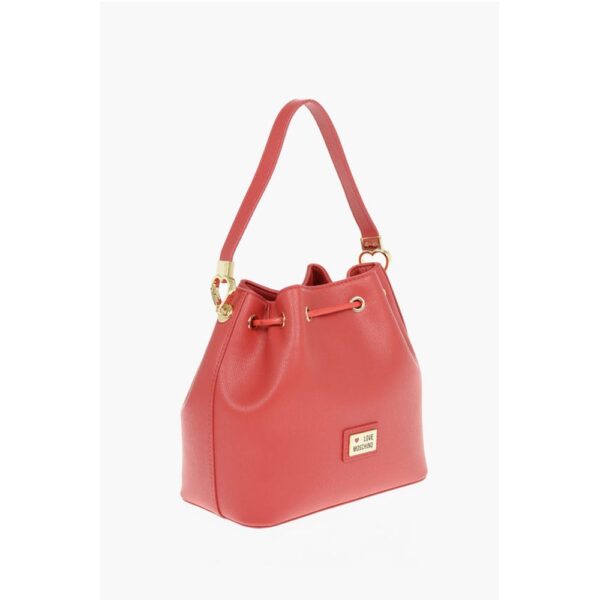 Moschino LOVE Bucket Bag with Braided Rope - Image 2