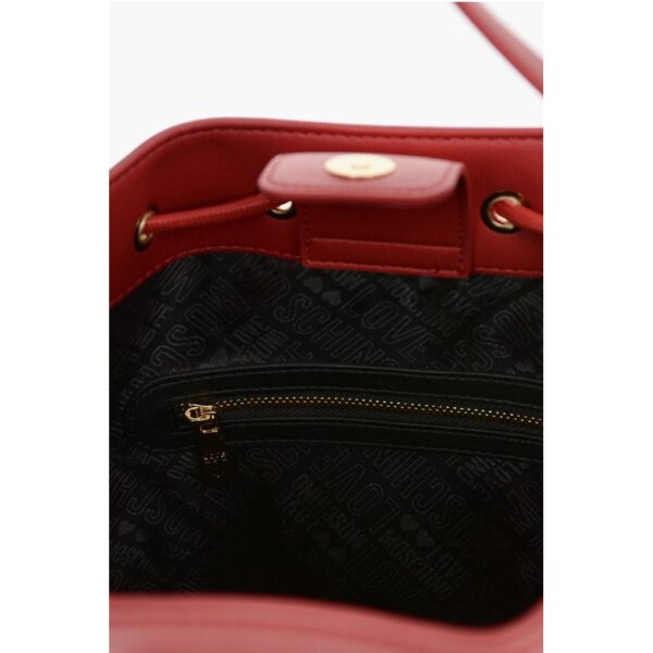Moschino LOVE Bucket Bag with Braided Rope - Image 5