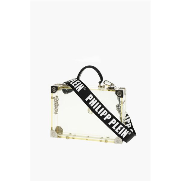 Philipp Plein sheer rigid handbag with removable shoulder strap - Image 3