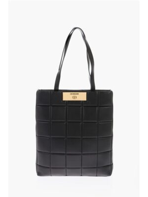 Moschino LOVE quilted faux leather shoulder bag