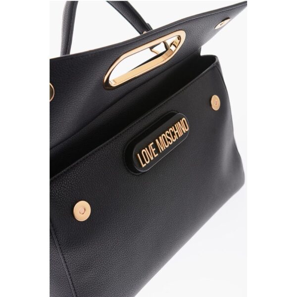 Moschino LOVE removable shoulder strap faux leather bag - Image 4