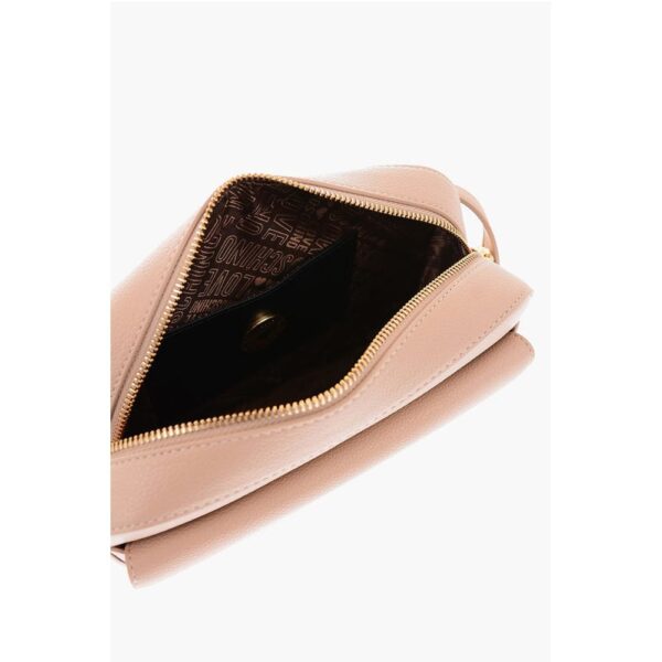 Moschino LOVE Textured Faux Leather Camera Bag with Maxi Pocket - Image 4