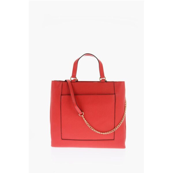Moschino LOVE Faux Leather Rectangular Bag with Maxi Patch Pocket - Image 2