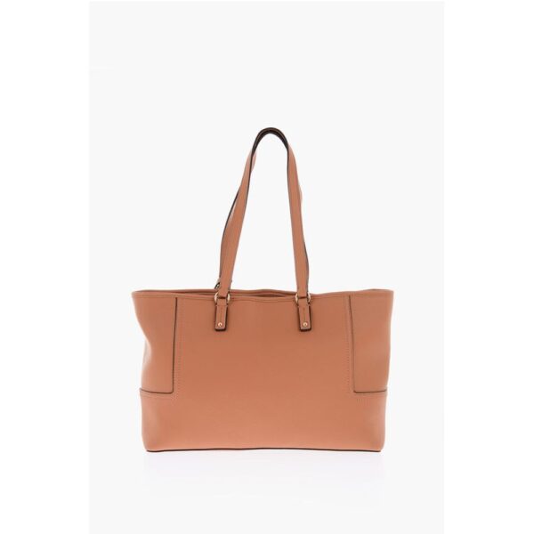 Moschino LOVE golden logo faux leather tote bag - Image 3