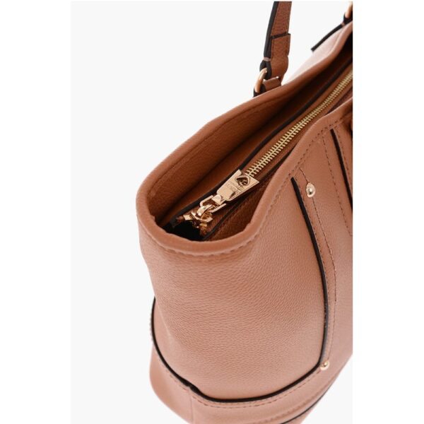 Moschino LOVE golden logo faux leather tote bag - Image 4