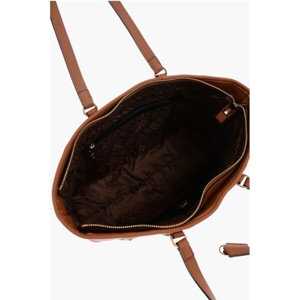 Moschino LOVE golden logo faux leather tote bag - Image 5