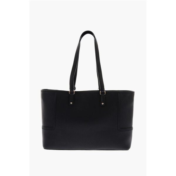 Moschino LOVE Textured Faux Leather Tote Bag with Embossed Logo - Image 3