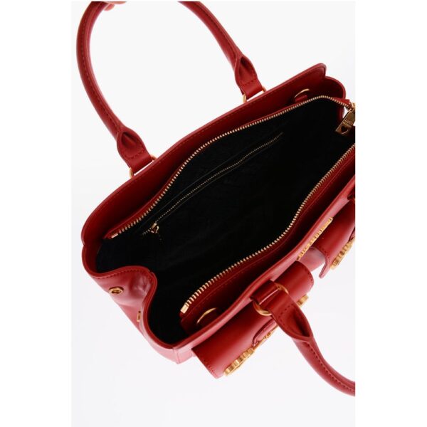 Moschino LOVE removable shoulder strap faux leather HEART BIT bag - Image 5