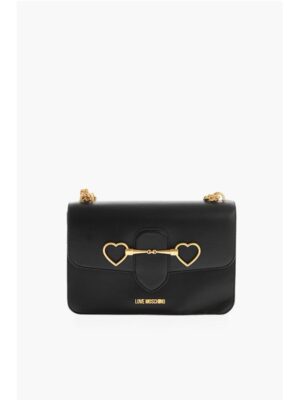 Moschino LOVE Chain and Clamp Shoulder Bag