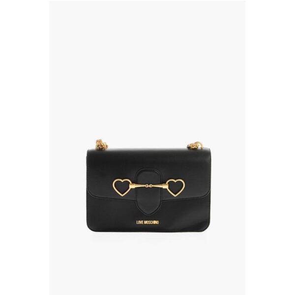 Moschino LOVE Chain and Clamp Shoulder Bag