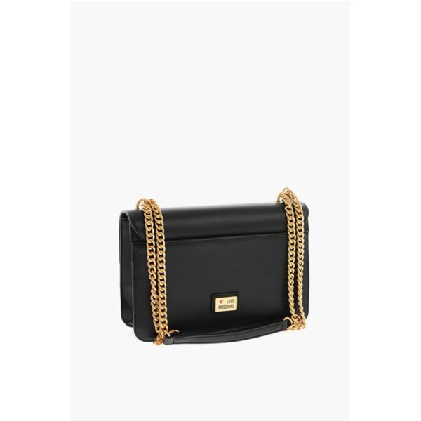 Moschino LOVE Chain and Clamp Shoulder Bag - Image 2