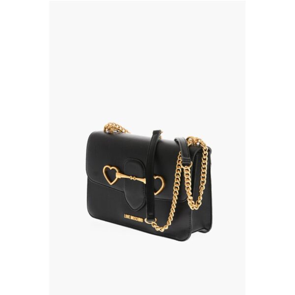 Moschino LOVE Chain and Clamp Shoulder Bag - Image 3