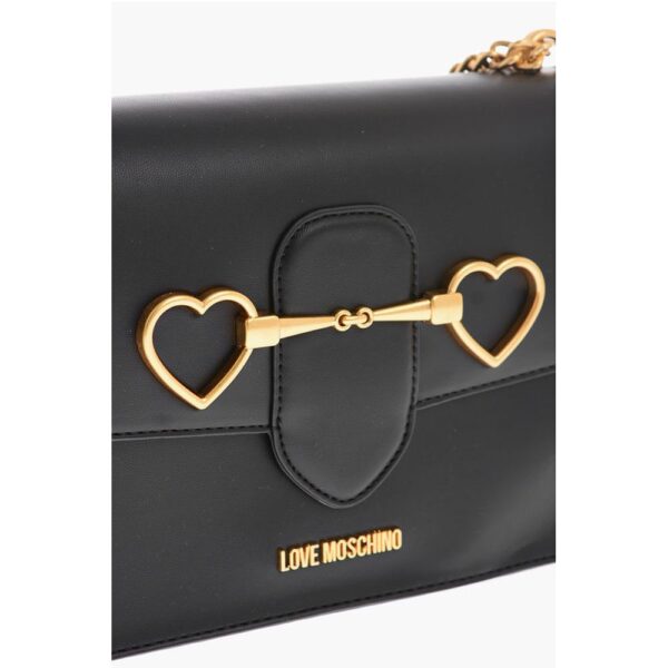 Moschino LOVE Chain and Clamp Shoulder Bag - Image 4