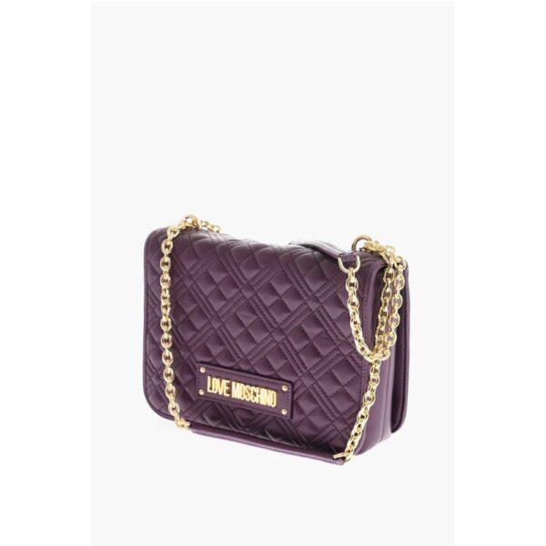 Moschino LOVE quilted faux leather shoulder bag - Image 3