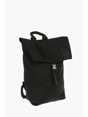Neil Barrett solid color nylon CITY FLAP backpack