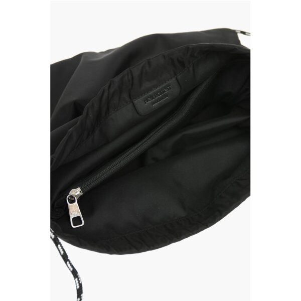 Neil Barrett solid color drawstring backpack with two-tone laces - Image 4