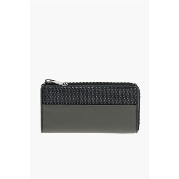 Ermenegildo Zegna EZ LUXURY leather continental wallet with zip closure - Image 2
