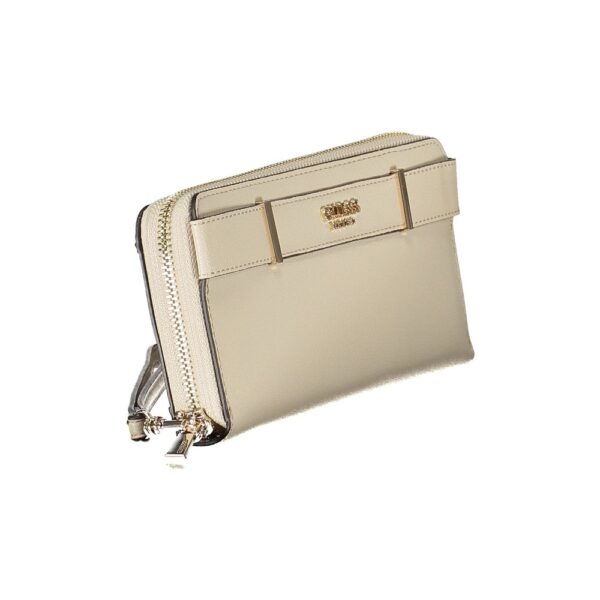 Guess Jeans Beige Polyethylene Women Wallet - Image 3