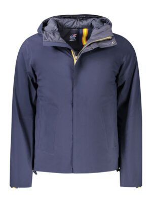 K-WAY Blue Polyester Mens Jacket