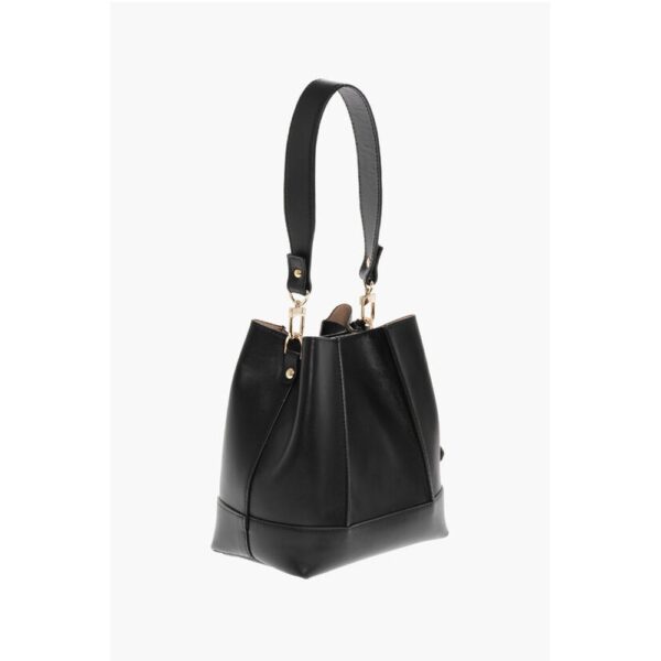 Testoni Leather LINDA Shoulder Bag with Removable Strap - Image 2
