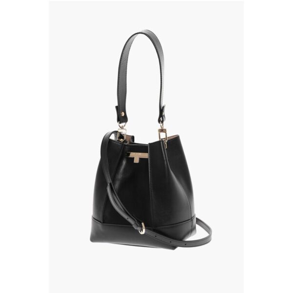 Testoni Leather LINDA Shoulder Bag with Removable Strap - Image 3