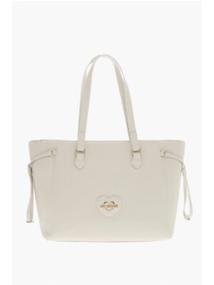 Moschino LOVE Saffiano Faux Leather Tote Bag