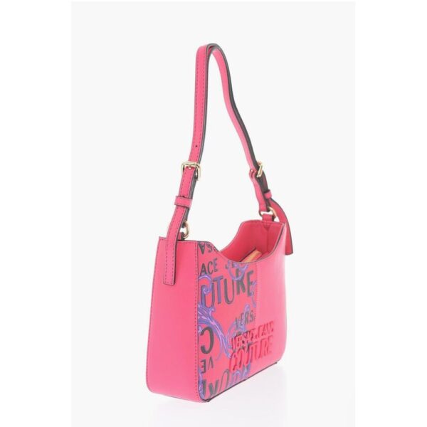 Versace JEANS COUTURE Baroque Motif Shoulder Bag with Embossed Logo - Image 2