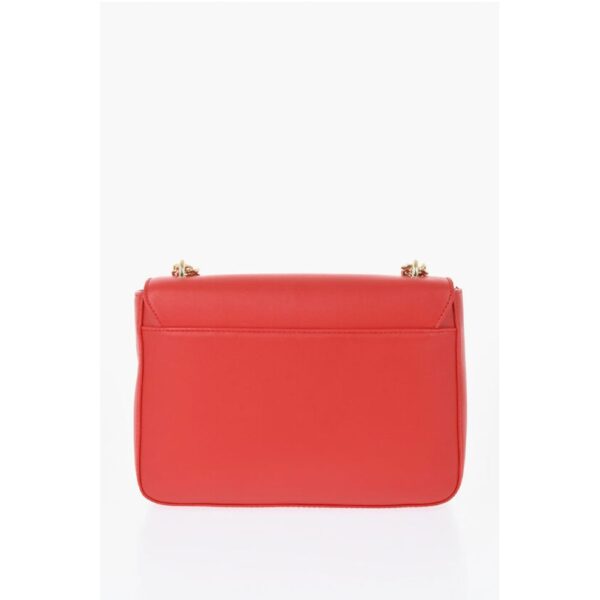 Moschino LOVE Faux Leather Shoulder Bag with Golden Details - Image 2