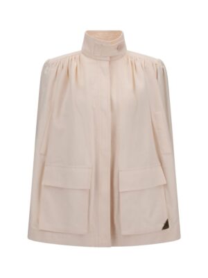Chloé Cotton gabardine gathered Jacket
