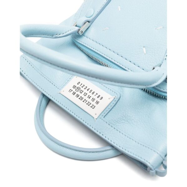 Maison Margiela Blue Leather Handbag - Image 3