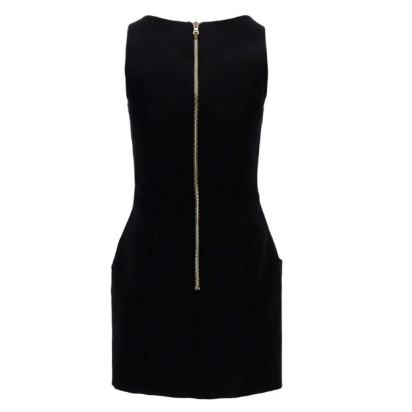 Balmain Black Wool Women's Dress - Image 2