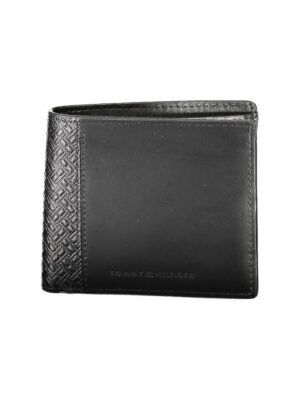 Tommy Hilfiger Black Leather Men Wallet