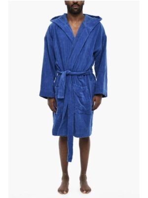 Dsquared² Terry Cottton Bathrobe with Belt