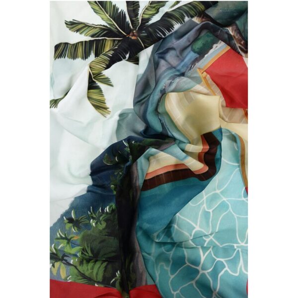 Dsquared² Patterned Silk Foulard - Image 2