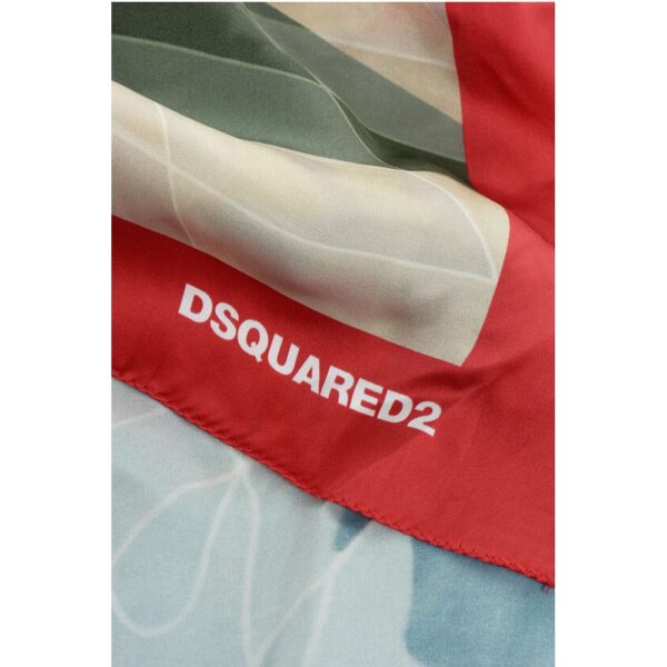 Dsquared² Patterned Silk Foulard - Image 3