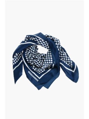 Dsquared² Polka Dots Silk Foulard