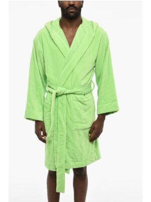 Dsquared² Terry Cottton Bathrobe with Belt