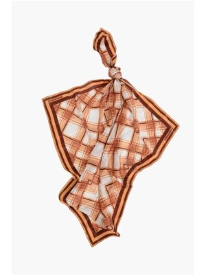 Dsquared² Checked Silk Foulard
