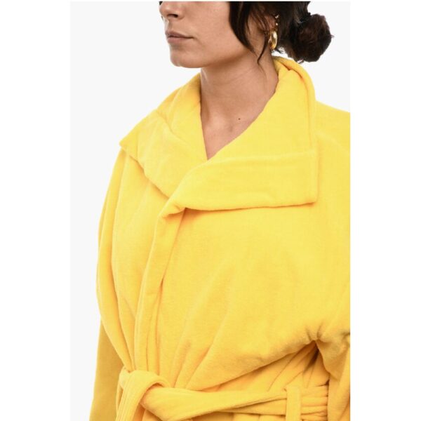 Dsquared² Cotton Terry Beach Bathrobe With Embroidery - Image 3