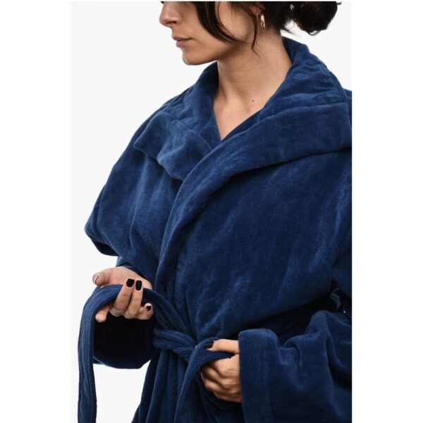 Dsquared² Cotton Terry Beach Bathrobe With Embroidery - Image 3