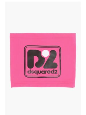 Dsquared² Solid Color Snood with Contrasting Logo