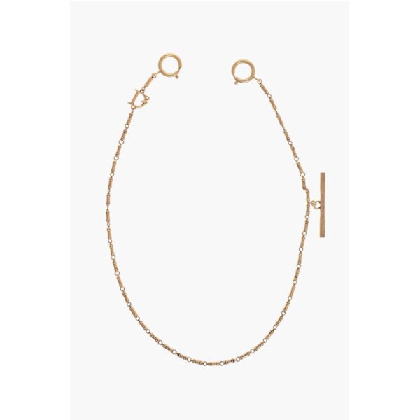 Dsquared² Golden Effect Metal D2 STATEMENT Pant's Chain