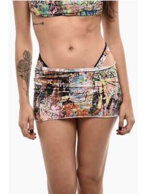 Dsquared² Nylon All-Over Ptinted Beach Cover Up