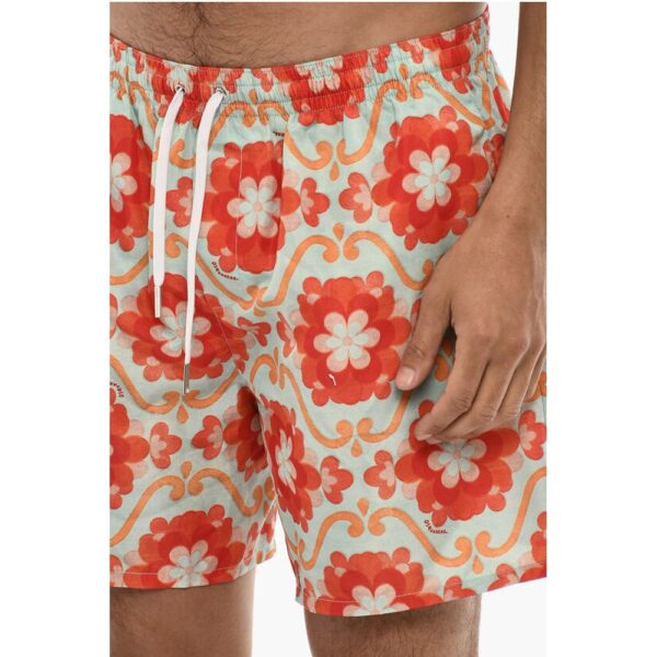 Dsquared² Floral Print Swim Shorts - Image 3