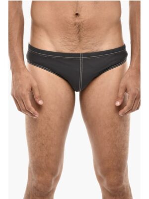 Dsquared² Slip Swuimsuit With Contrasting Seams