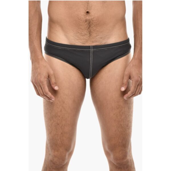 Dsquared² Slip Swuimsuit With Contrasting Seams