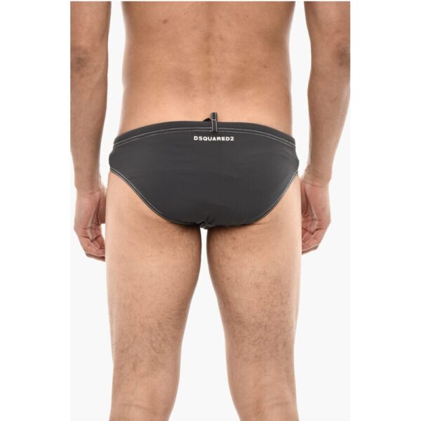 Dsquared² Slip Swuimsuit With Contrasting Seams - Image 2