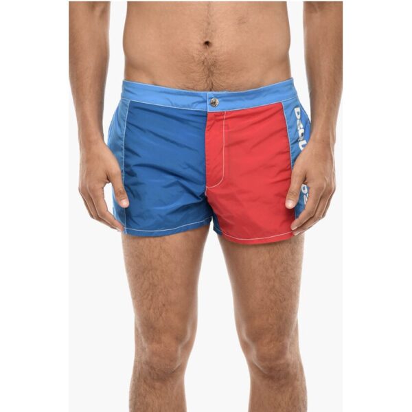 Dsquared² Two-Tone Swim Shorts with Side Logo